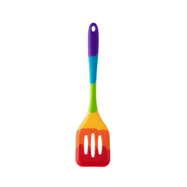 Taylor's Eye Witness Silicone Slotted Turner - Rainbow