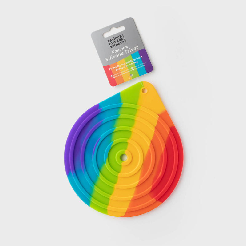 Taylor's Eye Witness Silicone Trivet - Rainbow