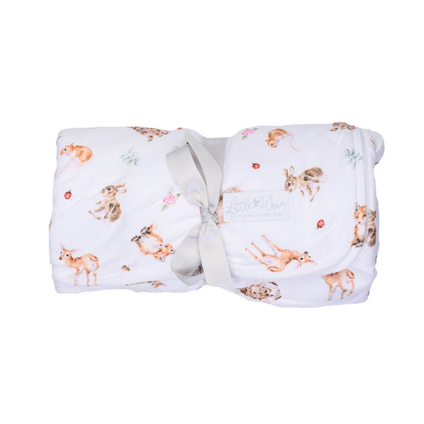 Wrendale Designs by Hannah Dale Little Wren  Baby Blanket - Little Forest - Woodland Animals