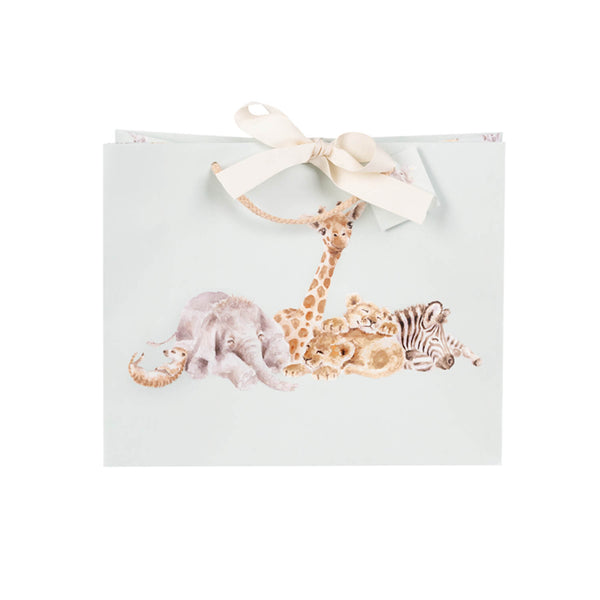 Wrendale Designs Little Wren Gift Bag - Little Savannah - African Animals