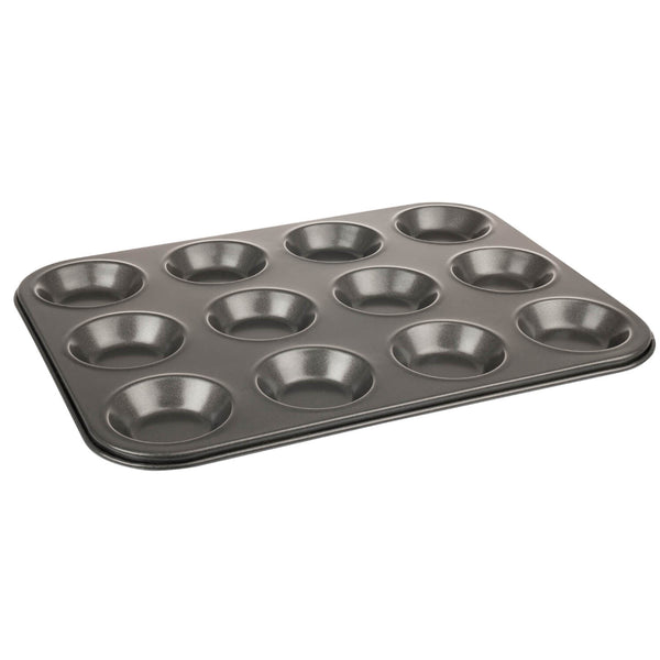 Luxe Bakeware Non-Stick Bun Pan - 12 Cup