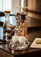 La Pavoni Esperto Edotto Lever Coffee Machine - Rose Gold - Potters Cookshop