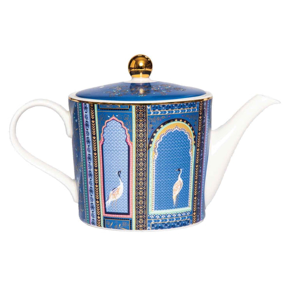 Sara Miller London India 4 Cup Teapot - Lattice Windows