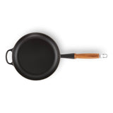 Le Creuset Signature Cast Iron 3 Piece Frying Pan & Saute Pan Set - Satin Black - Potters Cookshop