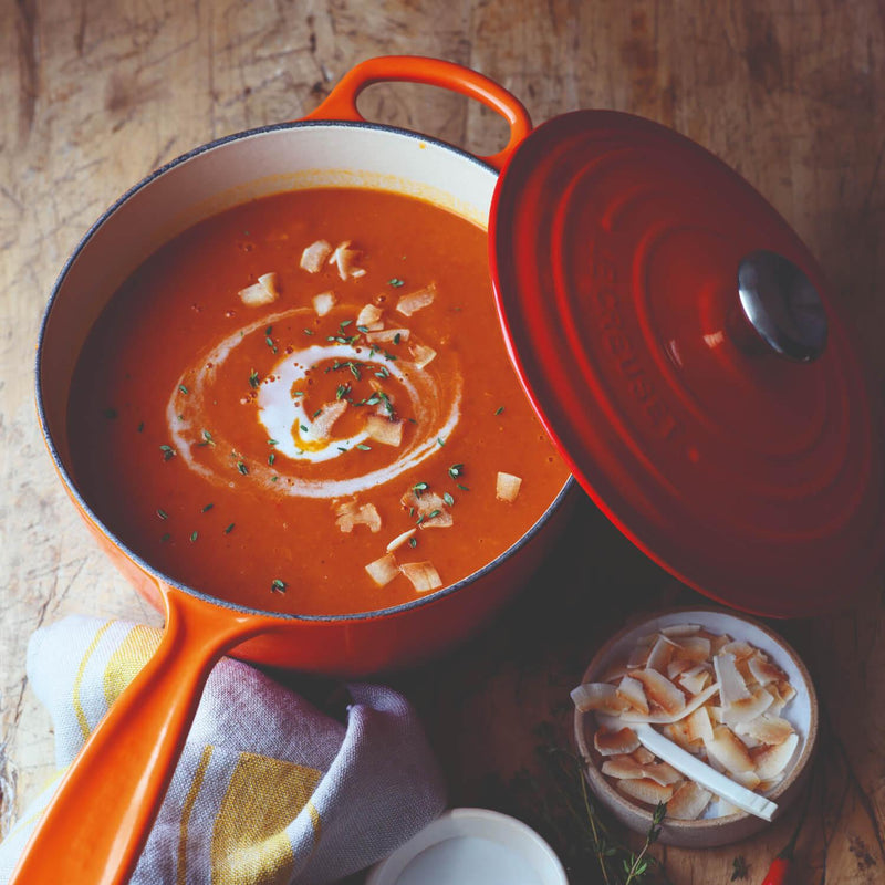 Le Creuset Signature Cast Iron 3 Piece Saucepan Set - Volcanic - Potters Cookshop