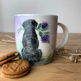 Alex Clark Mug - Labrador & Hydrangeas - Potters Cookshop