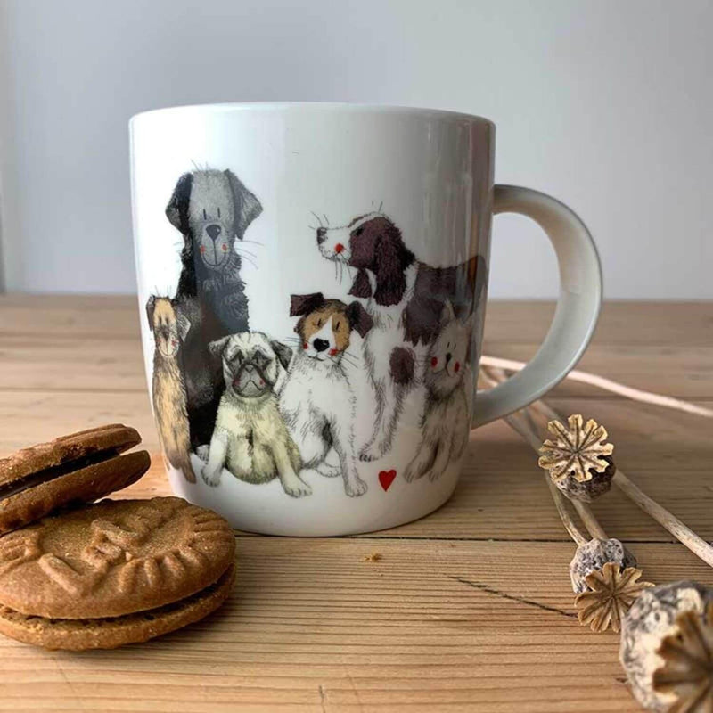 Alex Clark Mug - Dogs Together - Potters Cookshop