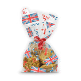 Creative Party 20 Pack Cello Bags With Twist Ties - Union Jack - Potters Cookshop