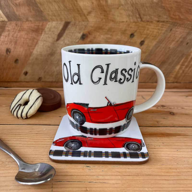 Alex Clark 400ml Mug - Old Classic Car