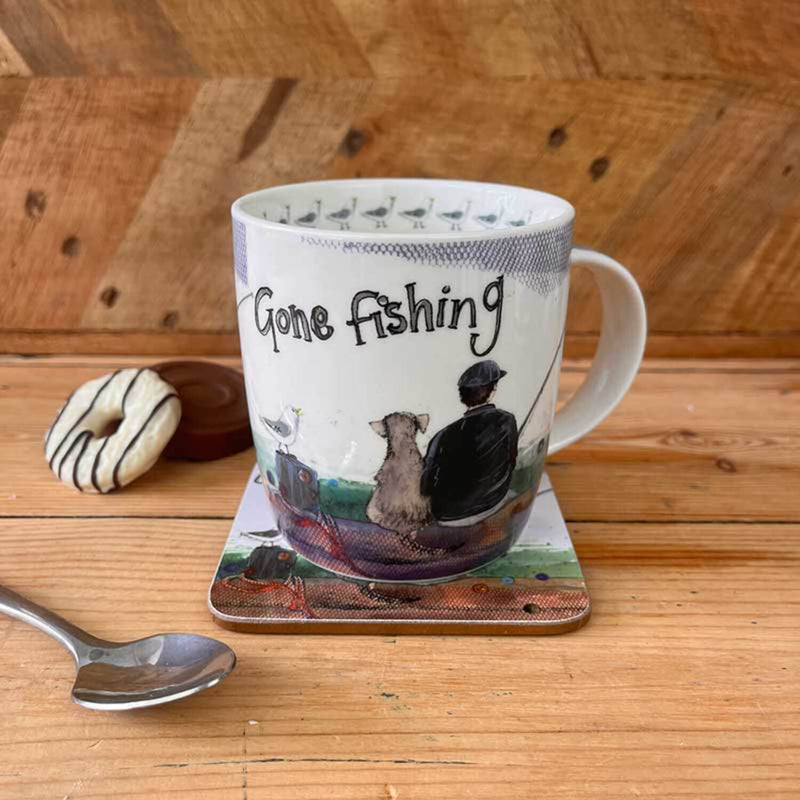 Alex Clark 400ml Mug - Gone Fishing