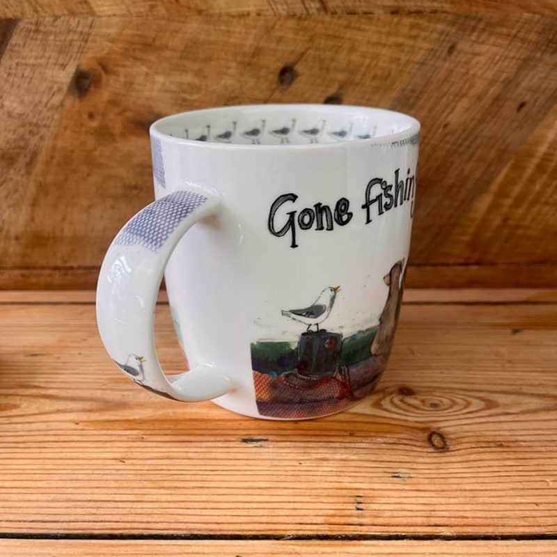 Alex Clark 400ml Mug - Gone Fishing