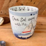 Alex Clark 400ml Mug - Sailing Boats