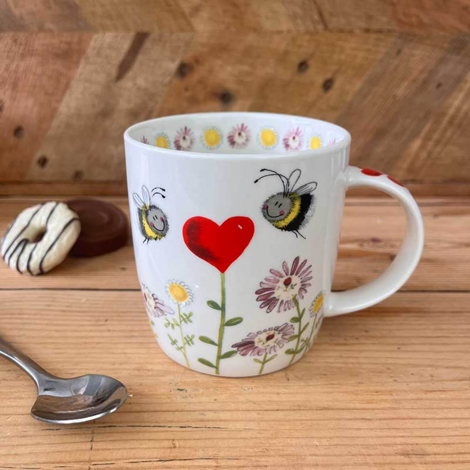 Buy Alex Clark 400ml Mug Bees & Heart Potters