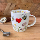 Alex Clark 400ml Mug - Bees & Heart