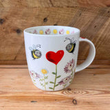 Alex Clark 400ml Mug - Bees & Heart