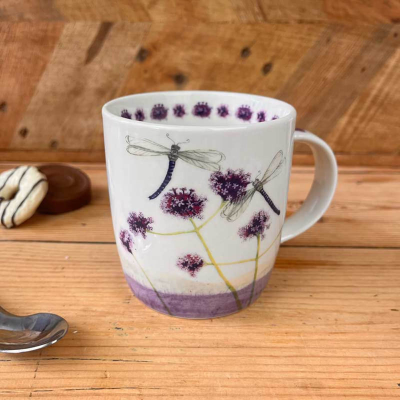 Alex Clark 400ml Mug - Dragonflies