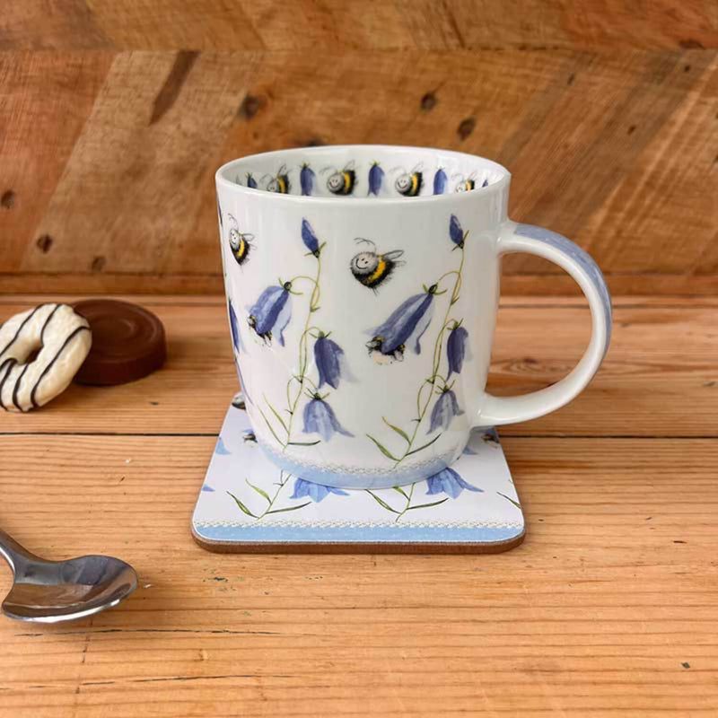 Alex Clark 400ml Mug - Bees & Harebells