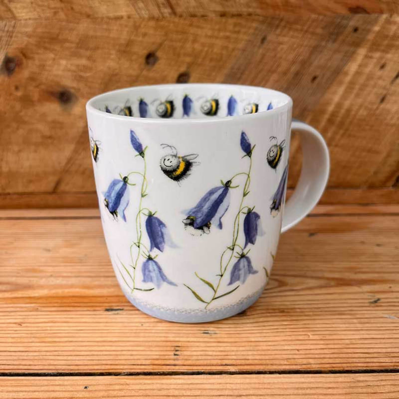 Alex Clark 400ml Mug - Bees & Harebells