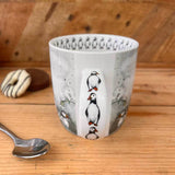 Alex Clark 400ml Mug - Puffins & Sea Campion