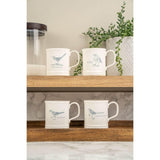 Mary Berry English Garden Birds Espresso Cups - Set of 4 - Potters Cookshop