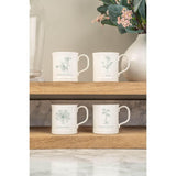 Mary Berry English Garden Flowers Espresso Cups - Set of 4 - Potters Cookshop