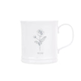 Mary Berry English Garden 4 Piece Mug & Coaster Set - British Flowers - Potters Cookshop