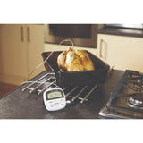 MasterClass 2-in-1 Cooks Timer & Thermometer - Black - Potters Cookshop