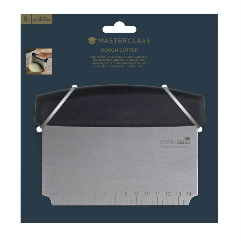 MasterClass Stainless Steel Dough Cutter - Potters Cookshop