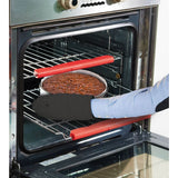 MasterClass Universal Red Silicone Oven Guards - Set of 2 - Potters Cookshop