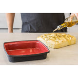 MasterClass Smart Silicone Flexible Square Baking Pan - 23cm - Potters Cookshop