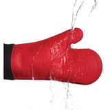 MasterClass Seamless Silicone Oven Glove - Red - Potters Cookshop
