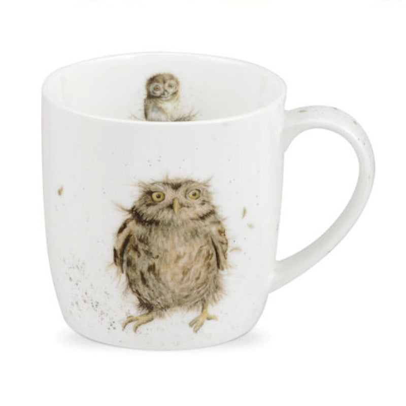 Wrendale Designs China Mug - What A Hoot Owl