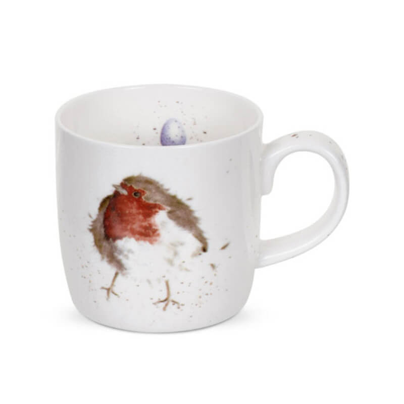 Wrendale Designs China Mug - Garden Friend Robin