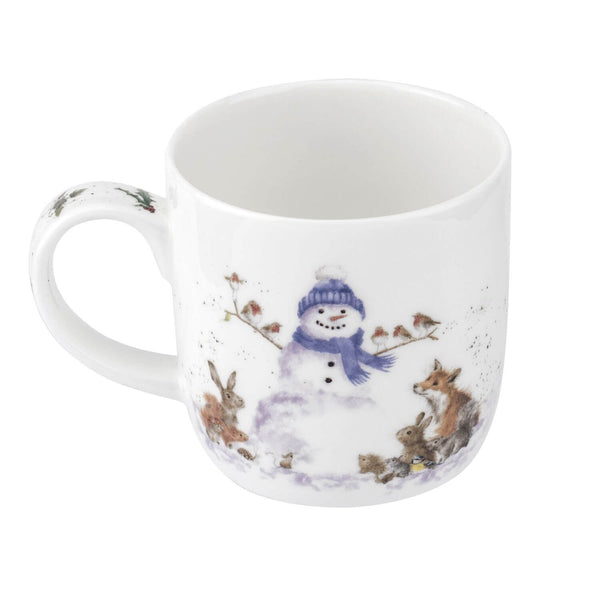 Wrendale Designs Christmas China Mug - Gathered All Around