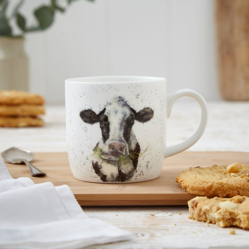 Wrendale Designs by Hannah Dale Fine China Mug - Mooo Cow