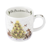 Wrendale Designs Christmas China Mug - Oh Christmas Tree