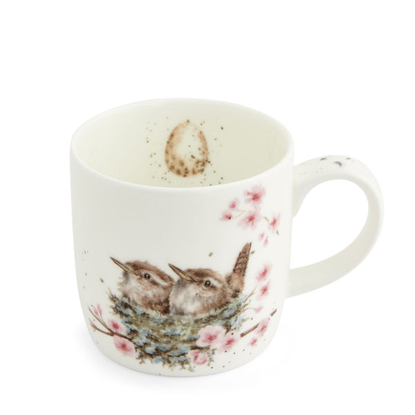 Royal Worcester Wrendale Designs Mug - Feather Your Nest