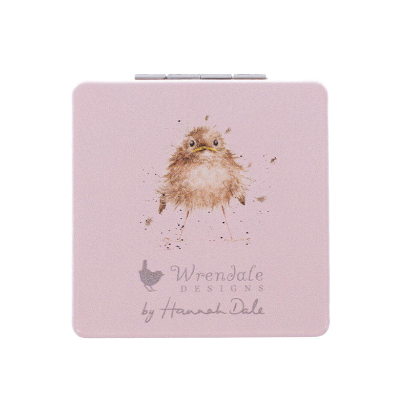 Wrendale Designs Compact Mirror - Home Sweet Home Wren