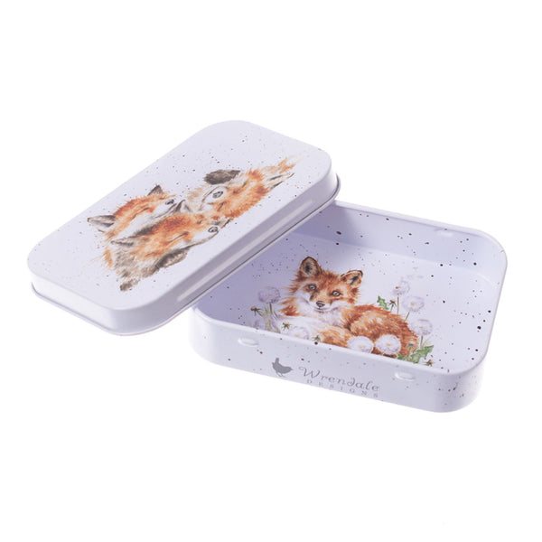 Wrendale Designs by Hannah Dale Mini Tin - The Afternoon Nap Fox