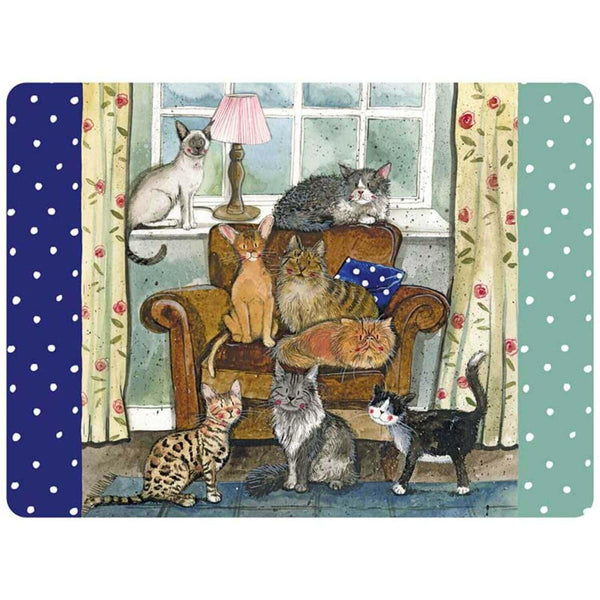 Alex Clark Placemat - Cat House - Potters Cookshop