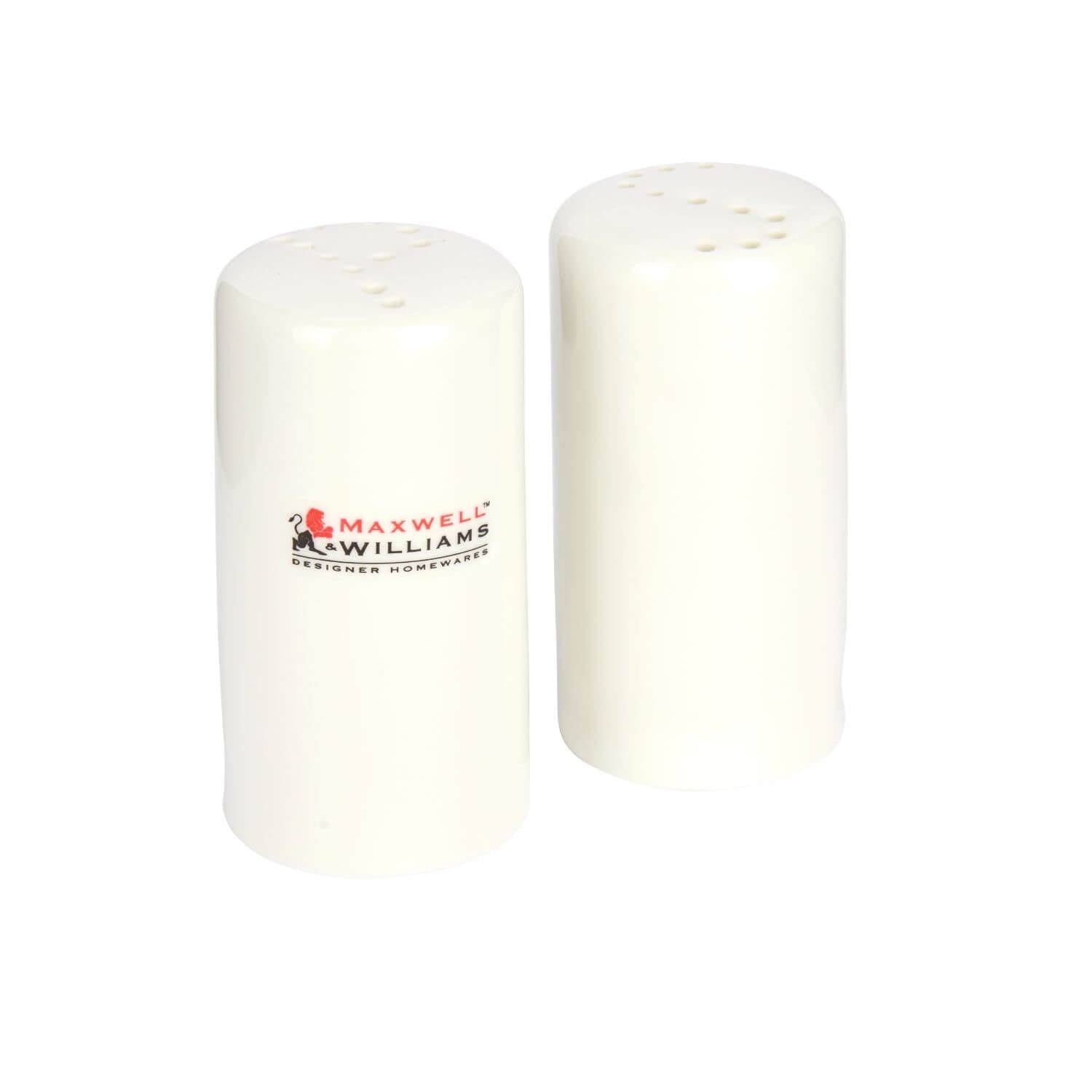 Maxwell & Williams White Basics Cylindrical Salt & Pepper AA1125 main image 1