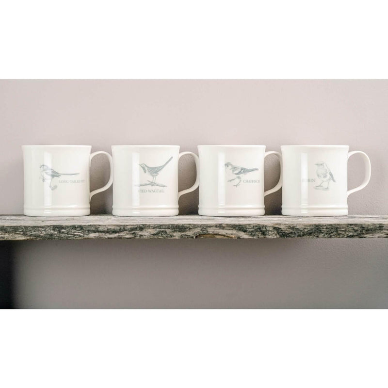 Mary Berry English Garden 4 Piece Mug Set - British Birds - Potters Cookshop