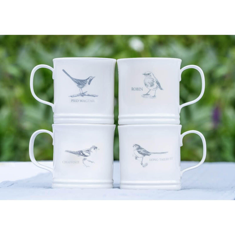 Mary Berry English Garden 4 Piece Mug Set - British Birds - Potters Cookshop