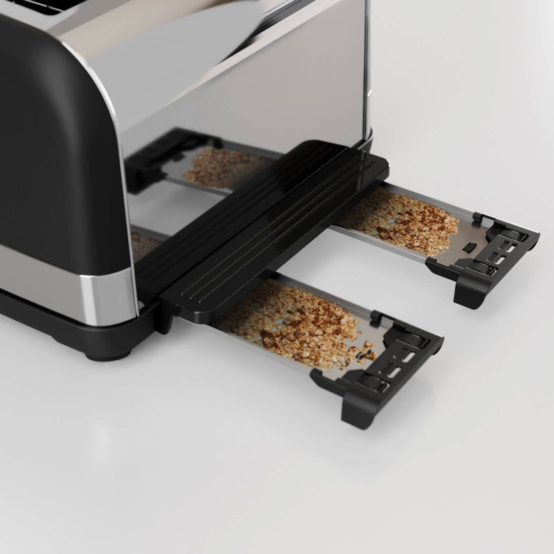 Morphy Richards Venture Pyramid Kettle & 4 Slice Toaster Set - Black - Potters Cookshop