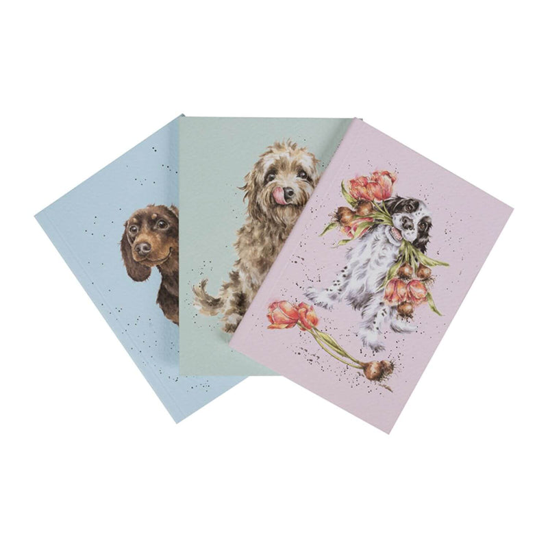 Wrendale Designs by Hannah Dale Set of 3 Notebooks - A Dogs Life