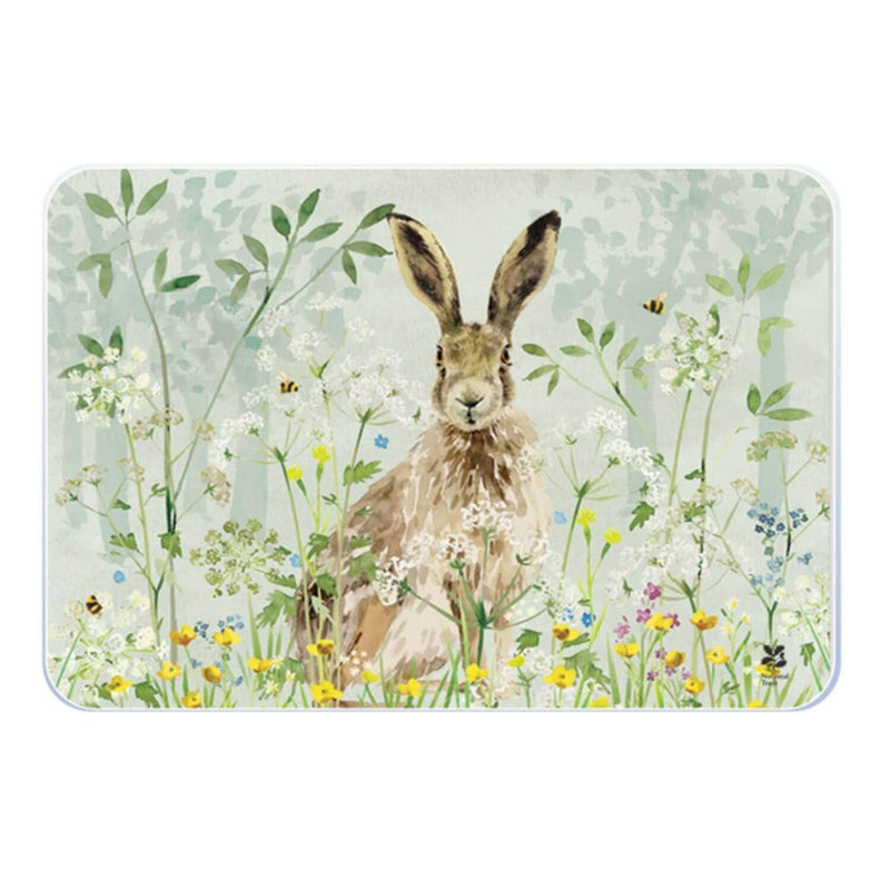 National Trust Medium Glass Workstop Saver - Hare - Potters Cookshop