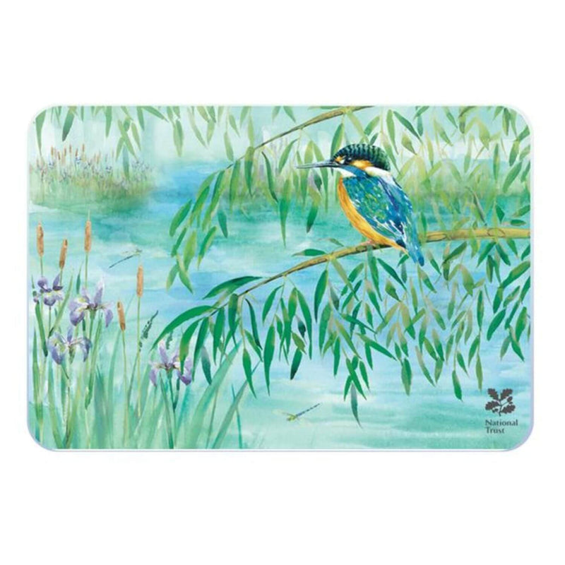 National Trust Medium Glass Workstop Saver - Kingfisher - Potters Cookshop