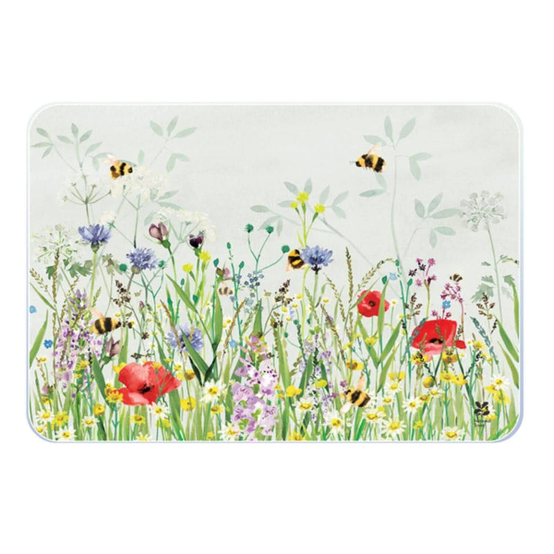 National Trust Medium Glass Workstop Saver - Bees - Potters Cookshop