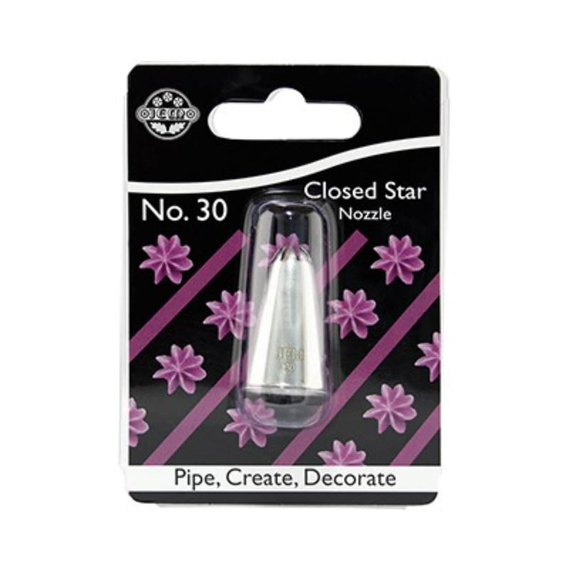 Jem No 30 Icing Nozzle - Closed Star - Potters Cookshop