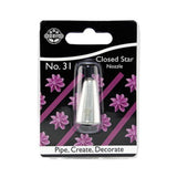 Jem No 31 Icing Nozzle - Closed Star - Potters Cookshop